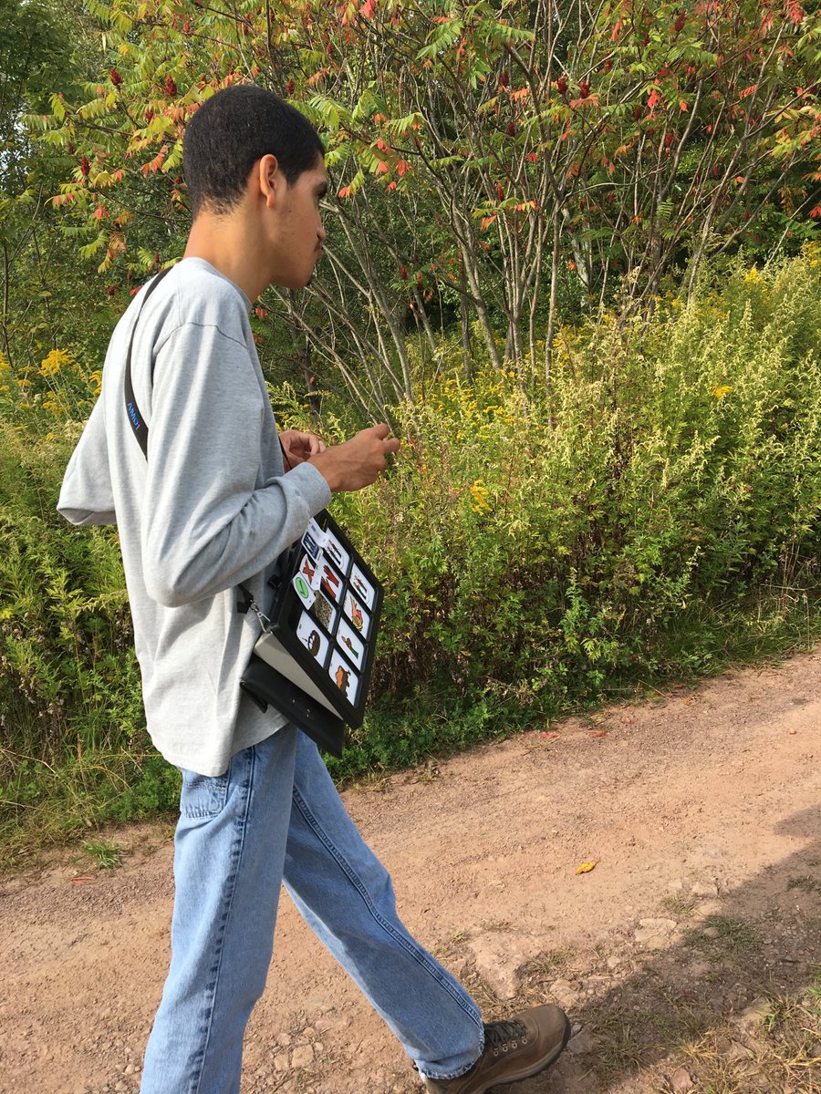 TCFDiscovery's tweet photo. When they’re not in the classroom, our students are busy w/vocational work & physical exercise – like collecting eggs, working w/our goats, & hiking! We’ve been so grateful for this new school year & for the picture perfect weather! #TCFDStrong #WhatHappensHereMattersEverywhere https://t.co/HBVN6UtBdk