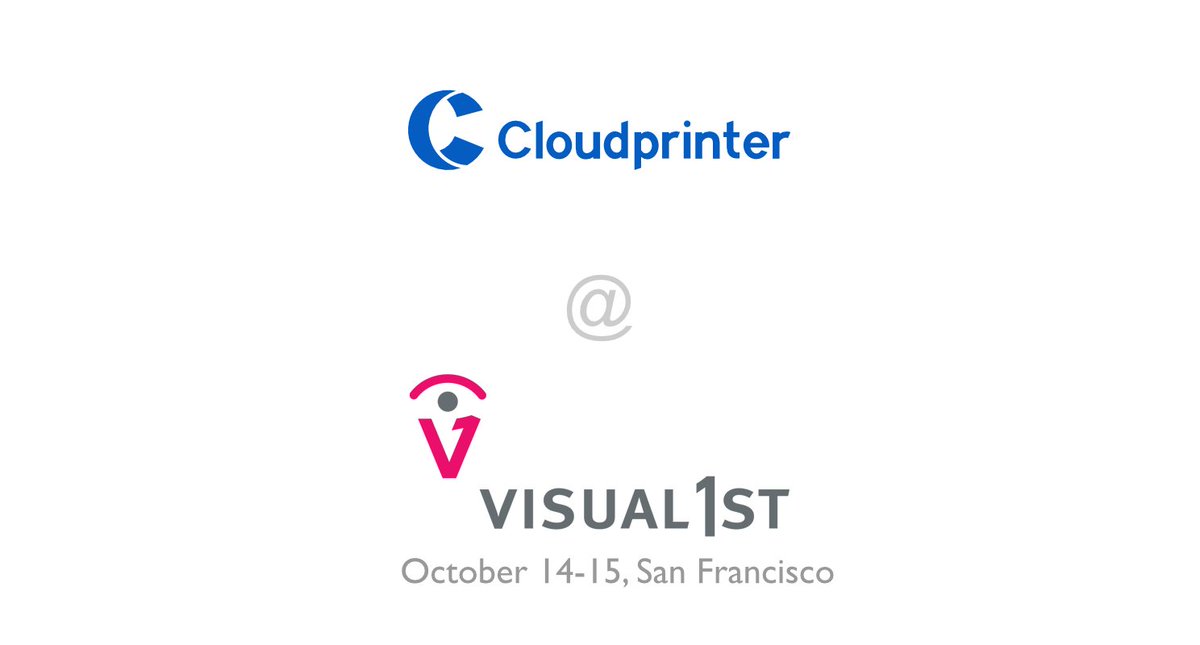 I’m very pleased to welcome <a href="/cloudprintercom/">Cloudprinter</a> as Gold sponsor of Visual 1st 2020. Cloudprinter provides a Print Cloud and Print API, connecting print buyers to 100’s of connected print service providers around the world in one unified way of order sending. bit.ly/32PU8kv