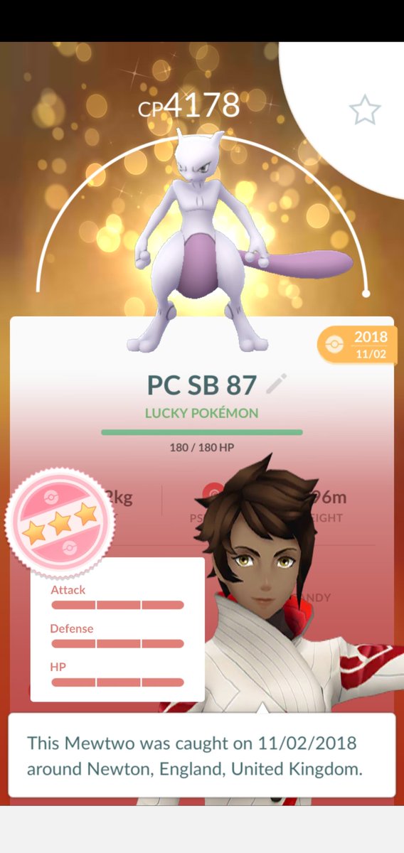 Mirror hundos lucky shadowball mewtwo thanks! @Will565Valor #PokemonGO