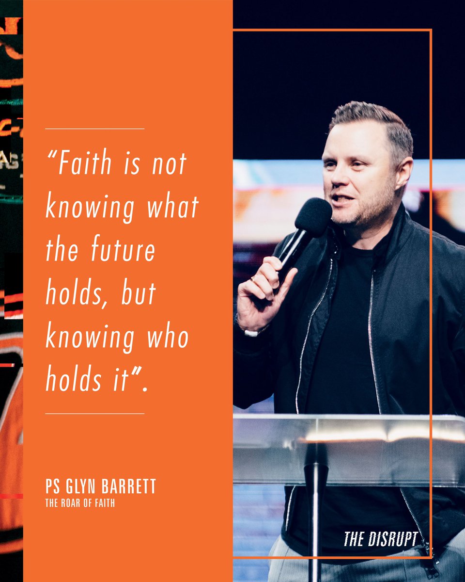 audaciouschurch's tweet photo. ‘Faith is not knowing what the future holds, but knowing who holds it’

If you missed Ps Glyn’s brilliant message ‘The roar of faith’ on Sunday catch up now on podcast!
#thisischurch
#thisaudaciouslife
#thedisrupt https://t.co/BKf2fiQXNw