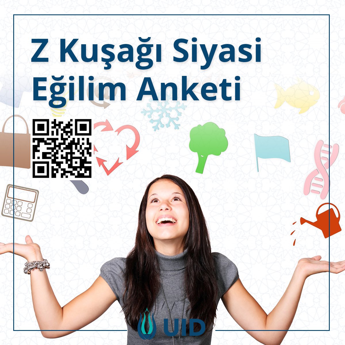 U_I_D's tweet photo. “Z kuşağının (Generation Z)”, yani gençlerimizin siyasal eğilimini görmek ve düşüncelerini almak adına bir “online-anket” düzenledik. 

Daha fazla gence ulaşabilmemiz için anketi yaymanızı/paylaşmanızı rica ediyoruz.

https://t.co/Qcn4kam69u

@bilgi_blent https://t.co/QhZyqnhkU9