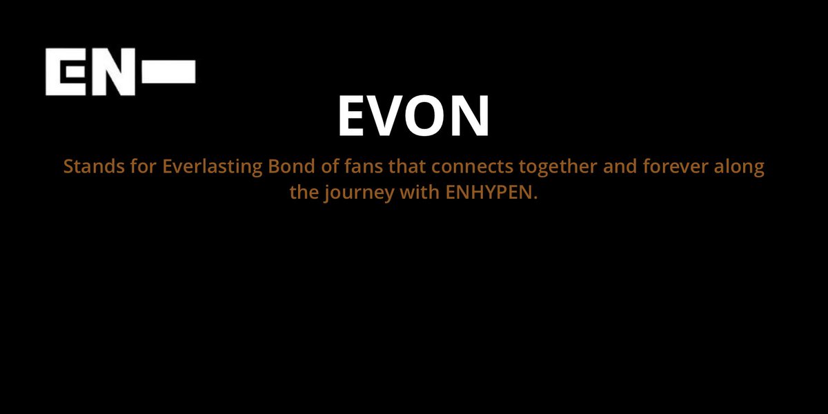 [ #ENHYPEN FAN CLUB NAME SUBMISSIONS THREAD]Here are 2 of the names you guys submitted to our tracker!ECLYPSEEVON @ENHYPEN @ENHYPEN_members #엔하이픈 #ENHYPEN_FandomName
