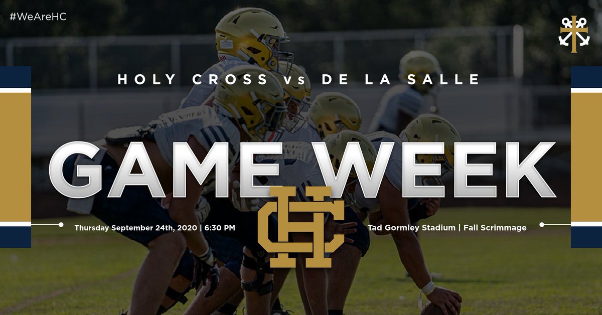 It’s finally here... the day where we get to strap it up and hit somebody else! The TIGERS take on De La Salle in the fall scrimmage this Thursday (9/24) for 6:30 PM at Tad Gormley Stadium. 

#WeAreHC #COMPETE