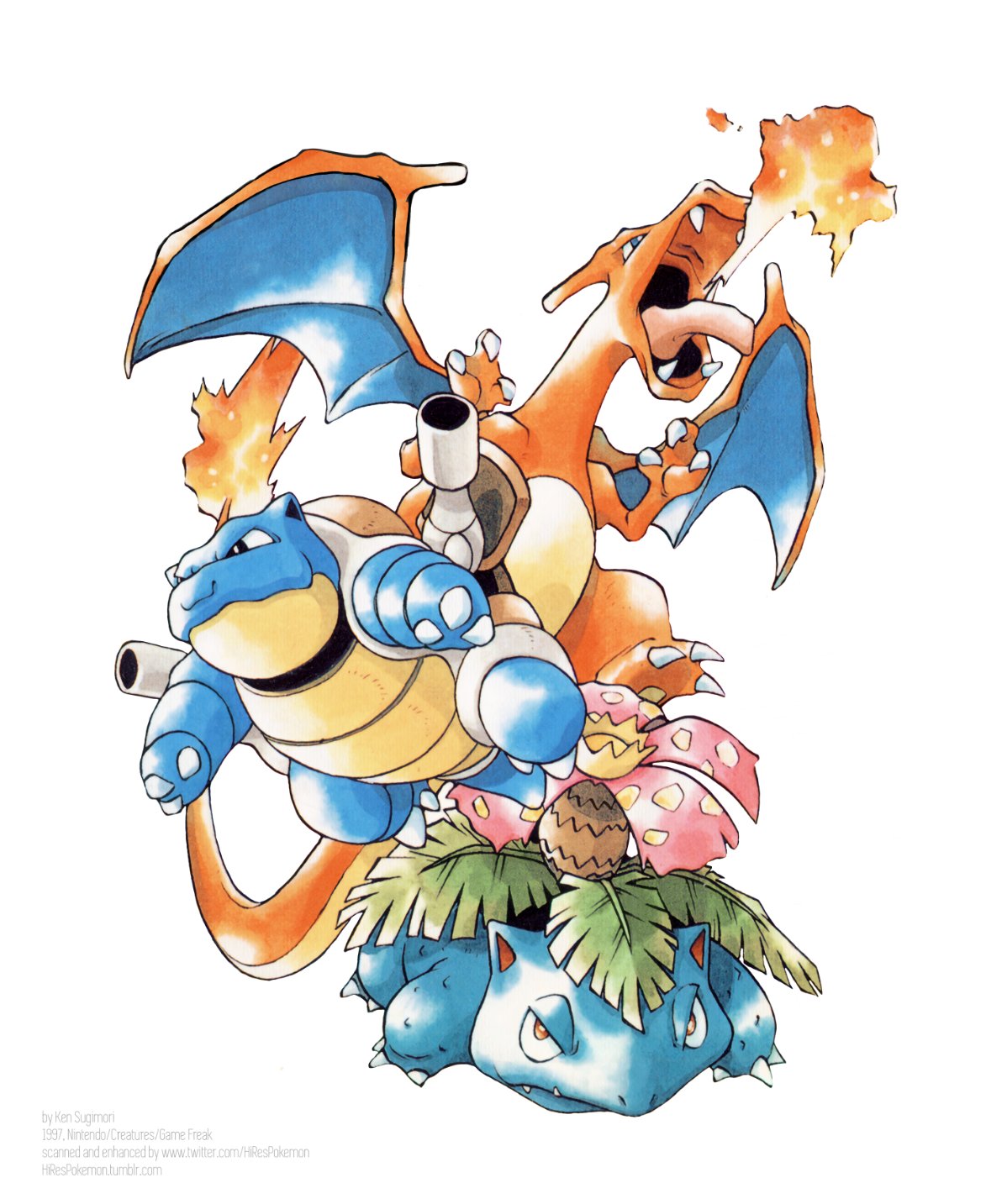 ポケットモンスター ギャラリーコレクション＆Game Artworks Hi-Res Pokémon! - Rescuing official Pokémon Art! on X: 