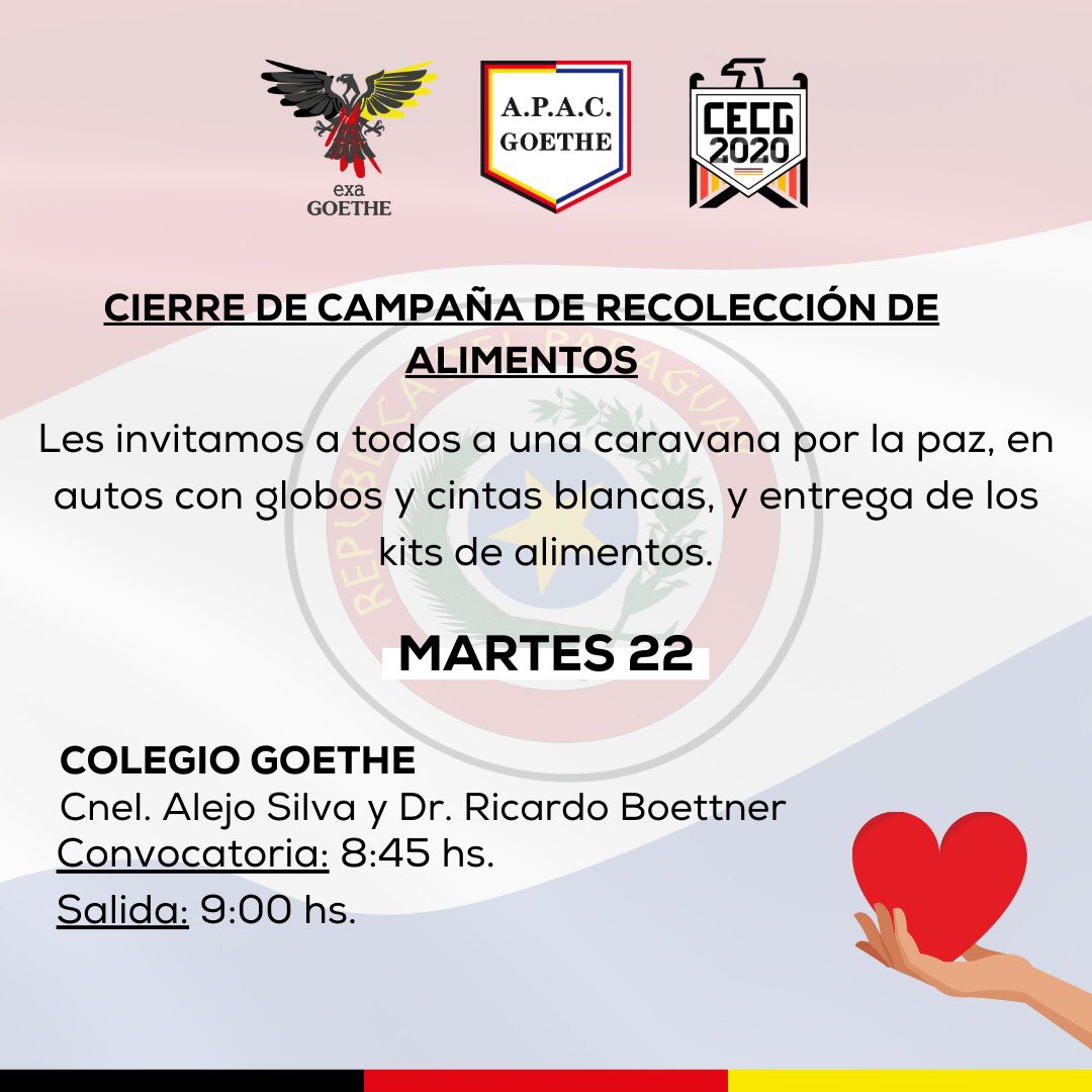 Exa_Goethe's tweet photo. ¡¡Caravana por la paz y entrega de kit de alimentos!! https://t.co/OtRiJZnuDX
