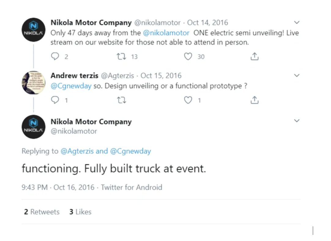So back in 2016, Nikola was set to reveal what they said was going to be a fully functioning truck that changes the game forever...