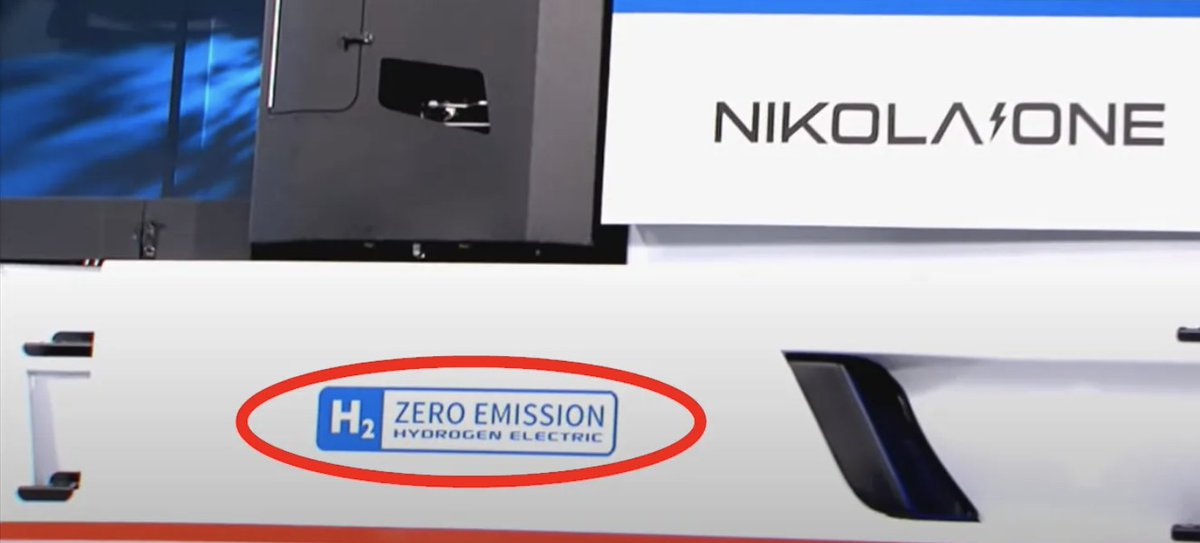 BTW the truck was supposed to be zero emission hydrogen electric, but turns out that this was allegedly just a stencil they added, and allegedly the technology didn't exist. (Not trying to get sued)Truck doesn't work.Technology doesn't work.Soon to be a recurring pattern...