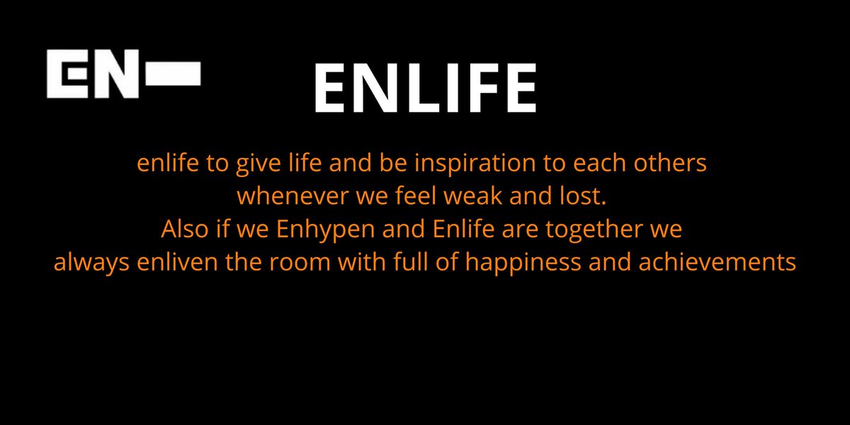 [ #ENHYPEN FAN CLUB NAME SUBMISSIONS THREAD]Here are 4 of the names you guys submitted to our tracker!ENIDYLLICENLIFEENLIGHTEN ENLIGHTENS  @ENHYPEN @ENHYPEN_members #엔하이픈 #ENHYPEN_FandomName