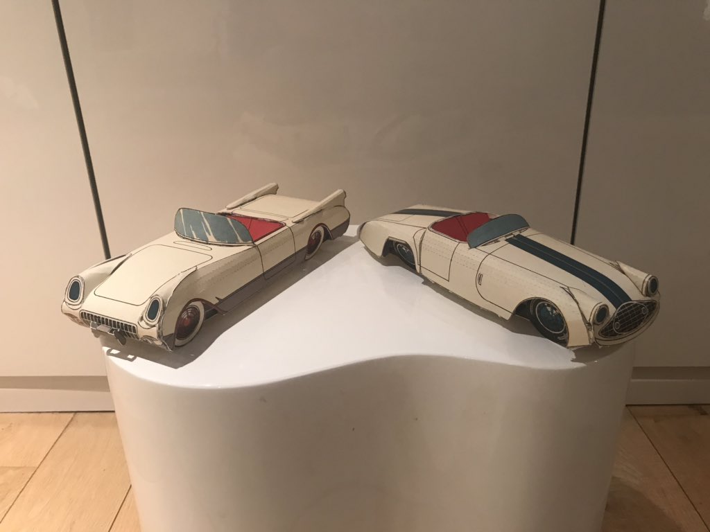 mrjaydeeem's tweet image. Thought I’d share a few of my faves from the collection. This week it’s #CARdboardEngineering. Rigby’s Model Sports Cars of the World is a charming assembly of ingenious models, some rubber band-powered. I copied the plans and have made a couple - so far