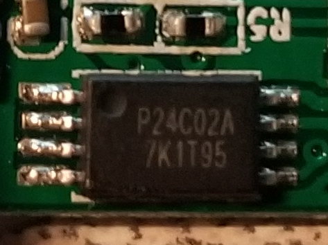 This chip here is a Puya Semiconductor P24C02A: That's a 256 ENTIRE BYTES i²c serial eeprom. This has gotta be for storing shit like the key combination unlock and bluetooth pairing info, it's too tiny for anything else.