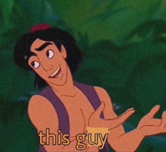 Aladdin talking about  #mishacollins: a thread