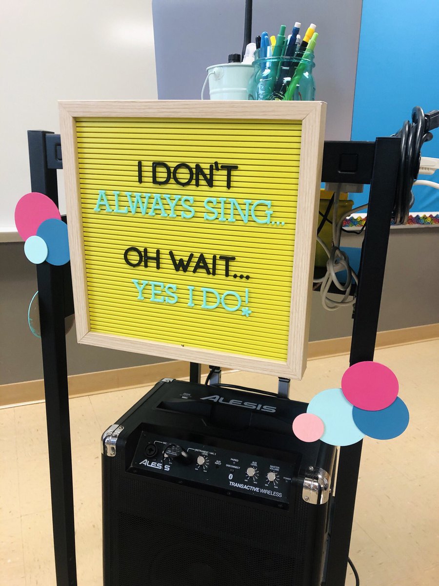 mrskellyorr's tweet photo. Love my newest quote for the message board on my rolling music classroom! #sotrue #STEAMatStribling #alwayssing https://t.co/JY1Bt8vLOe