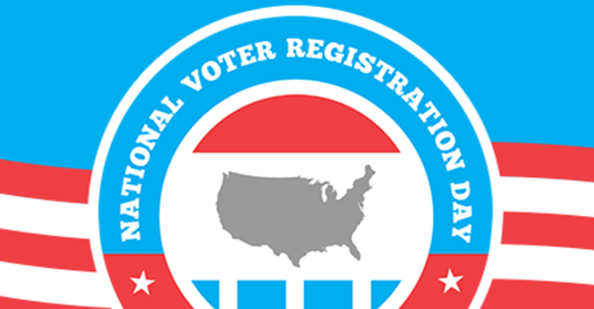 Reminder: tomorrow is #NationalVoterRegistrationDay. If you have not registered to vote, click here to register tinyurl.com/yy4w5xfc #voteready