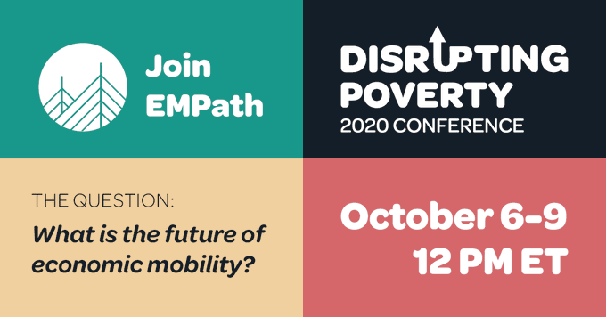 The future belongs to those who build it. Join us at our biennial conference and let the building begin. disruptingpovertyconference.org/conference-sch…