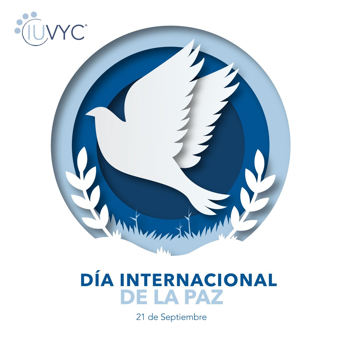 IUVYC's tweet photo. Hoy, Día Internacional de La Paz, será dedicado a fomentar el diálogo e invitar al mundo a unirse, difundiendo la compasión y respeto, evitando la discriminación o el odio, ante esta pandemia sin precedentes. Así podemos "Forjar La Paz juntos"
#DiaInternacionalDeLaPaz #PeaceDay https://t.co/tqsprPtSVD