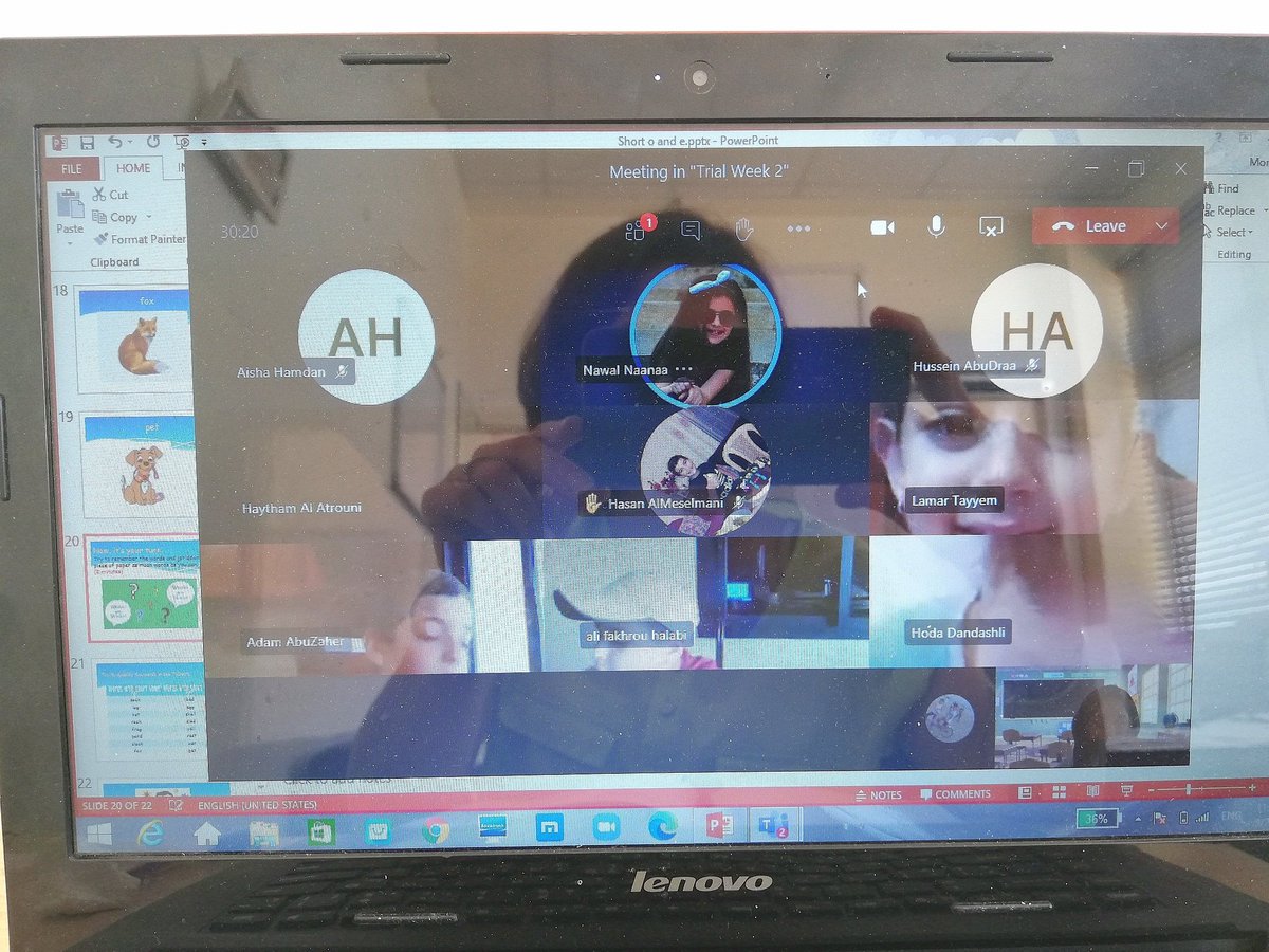 MonaJalaleddine's tweet photo. Today's 3rd Graders enjoyed their English session. We revised virtual classriom rules and played memory game using words with short /e/ and /o/. #Trial_Week_2 #Together_We_Can #distance_learning #MS_Teams #2020_2021 @DawhaHighSchool https://t.co/Rt4nRJZfCU