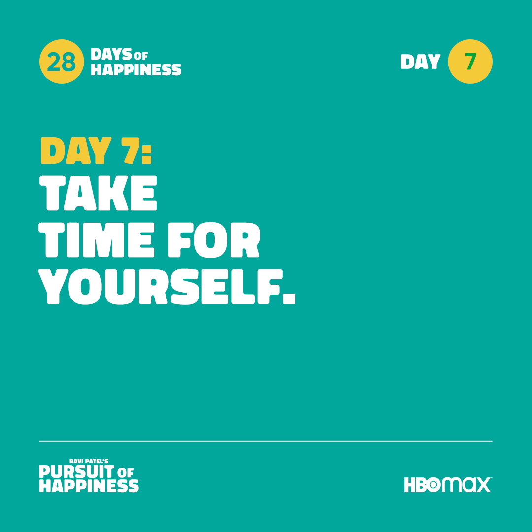 HBOMaxImpact's tweet photo. Relaxing can sometimes be harder than you'd like it to be. Check out our Instagram Stories #28DaysofHappiness challenge for tips on how to de-stress in five minutes or less.
#mindfulness #intentions #PursuitofHappiness https://t.co/FLn5bHLh1V