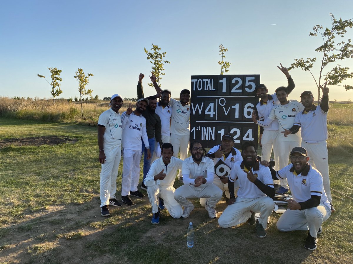 PragueSpartans's tweet photo. “The harder you work for something, the greater you’ll feel when you achieve it”🤟🍻🏏
Congrats mobilizers, Arman 👌🙏
Well deserved to be in dev1🎊🎊
T20 Div2-2020 Winners - @PragueSpartans Mobilizers
#kriket #Cricket #CzechRepublic https://t.co/eCys27qGz6