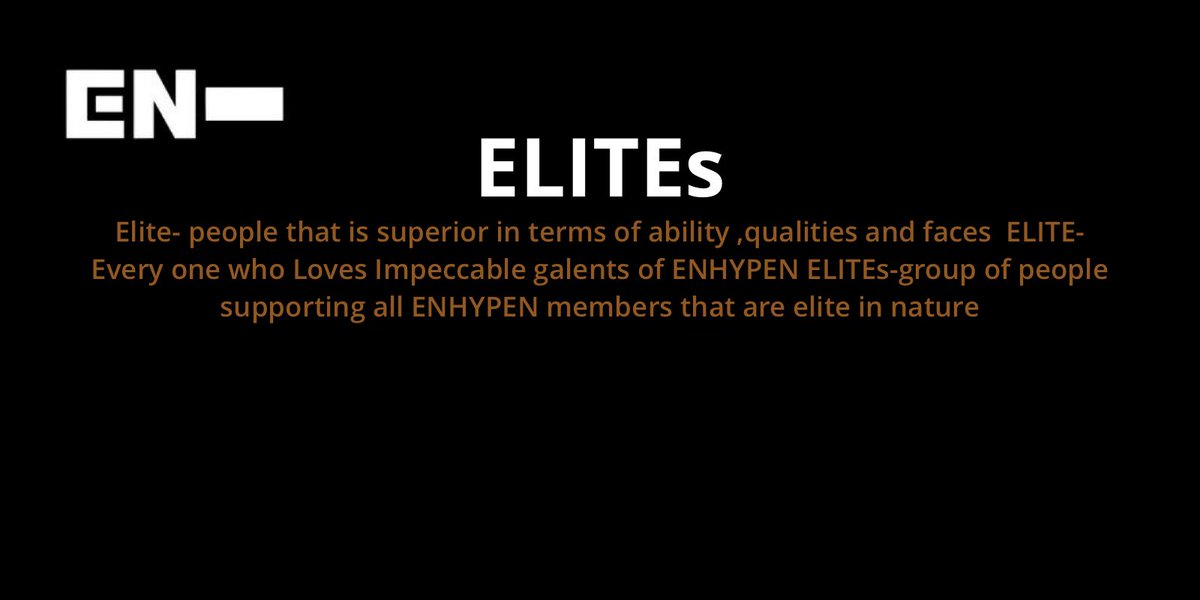 [ #ENHYPEN FAN CLUB NAME SUBMISSIONS THREAD]Here are 4 of the names you guys submitted to our tracker!ELITEsELLIPSISEm DashEMORA @ENHYPEN @ENHYPEN_members #엔하이픈 #ENHYPEN_FandomName