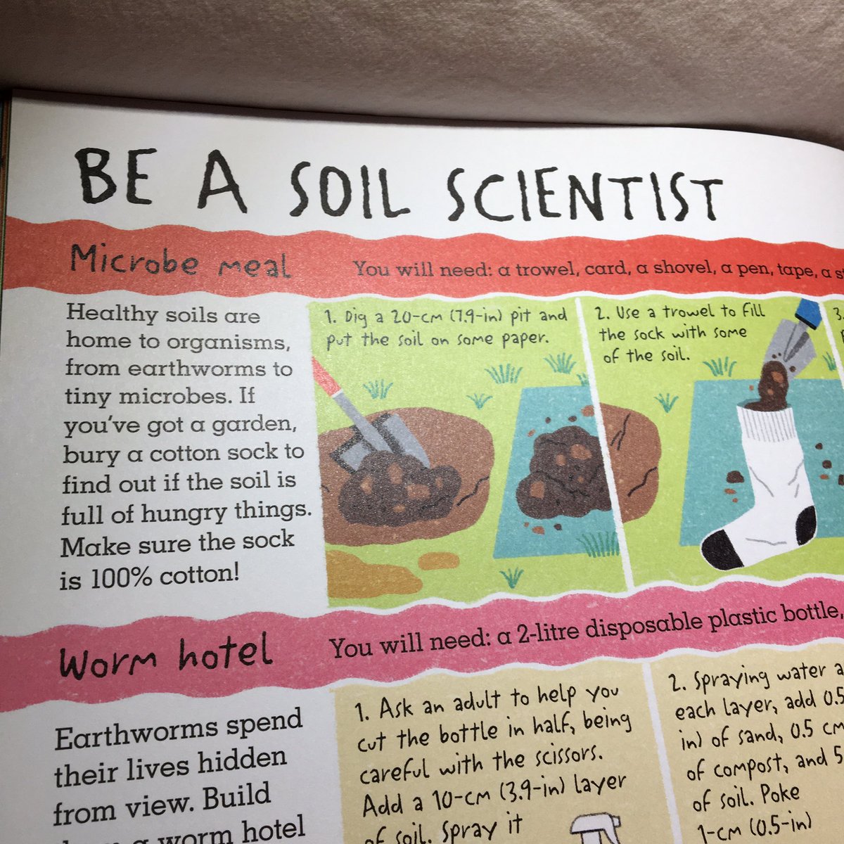 SoilandGas's tweet photo. Some amazing new bed time reading for the wee man. He loved it and I can’t recommend it highly enough! #Soil #FutureSoilScientists https://t.co/DNOcNNuH1K