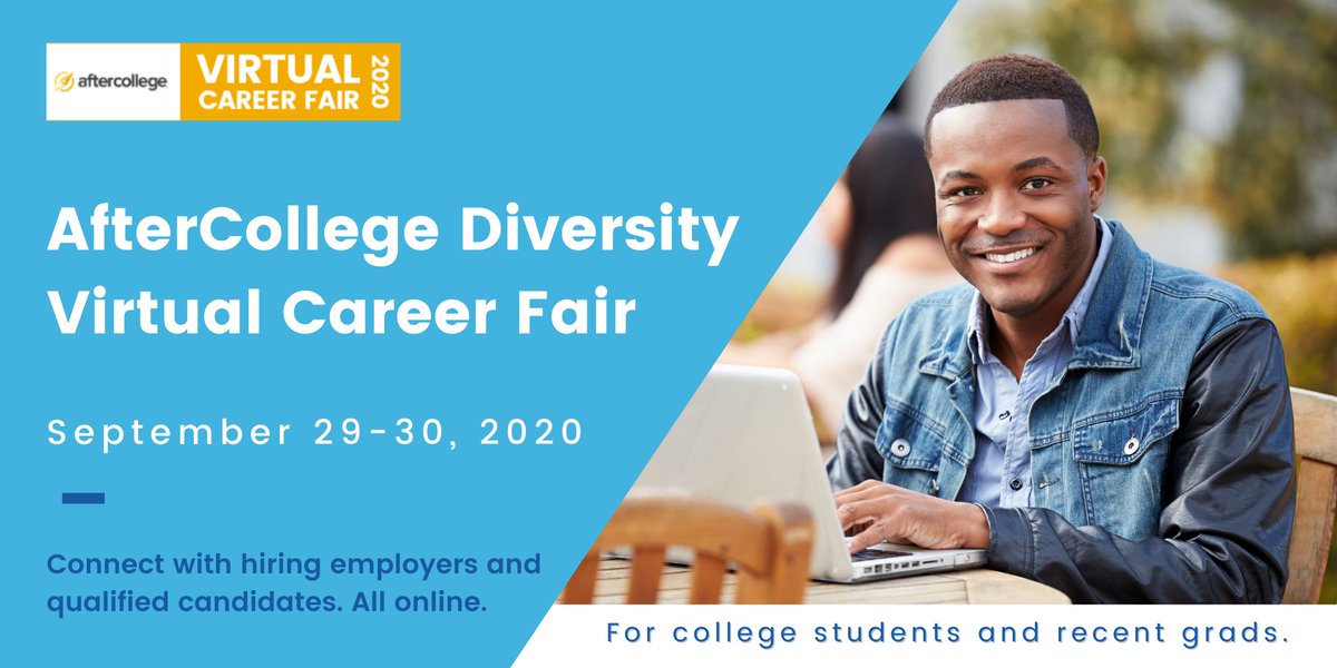 Nationwide virtual career fair starts on Sept. 29! Register now to connect with companies like, <a href="/ChildrensNatl/">Children's National Hospital 🏥</a>, <a href="/NSAGov/">NSA/CSS</a>, <a href="/nrel/">NREL</a>, and more! #careerfair #virtualcareerfair #internships #graduates #diversity bit.ly/3ciGObz