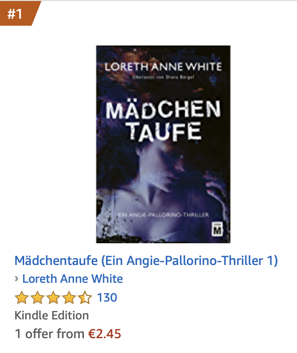 Hee_bee_gee's tweet photo. When you return from a trip to find all three books in your German Kindle series have orange #1 ribbons, and one is back in the top 100 in German store at #75, and one is yet to be released in December. THANK YOU Germany ❤ #goAngie! https://t.co/Z173HhbBKh