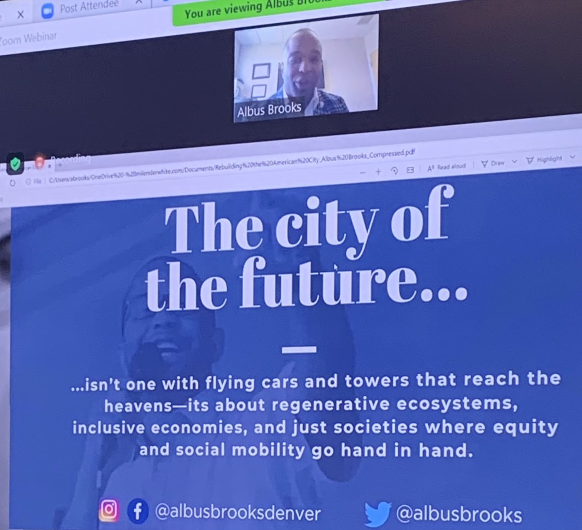 AoCB_Conference's tweet photo. What he said...@AlbusBrooks #aocb2020 👏🏻👏🏻 https://t.co/WbWYKmDUny