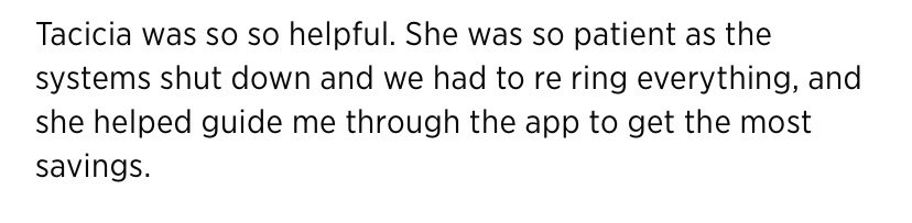 Tacica is helping the Guest discover Joy even if we have register crashes! Tacica went above and beyond, even showing the Guest how to save with our app! #Target #2544ServiceChampionSquad @DuaneAtTarget <a href="/TargetDaveT2544/">Dave Moore</a> <a href="/jennifernbest/">Jennifer Best</a> <a href="/garmtgt/">George Armstrong</a>