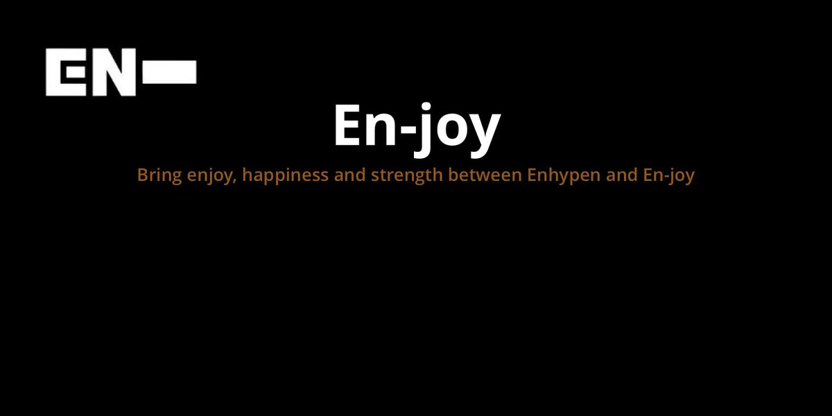 [ #ENHYPEN FAN CLUB NAME SUBMISSIONS THREAD]Here are 4 of the names you guys submitted to our tracker!EN-HYPESEn-joyEN-LINKSEN-PATHY/ENPATHY @ENHYPEN @ENHYPEN_members #엔하이픈 #ENHYPEN_FandomName