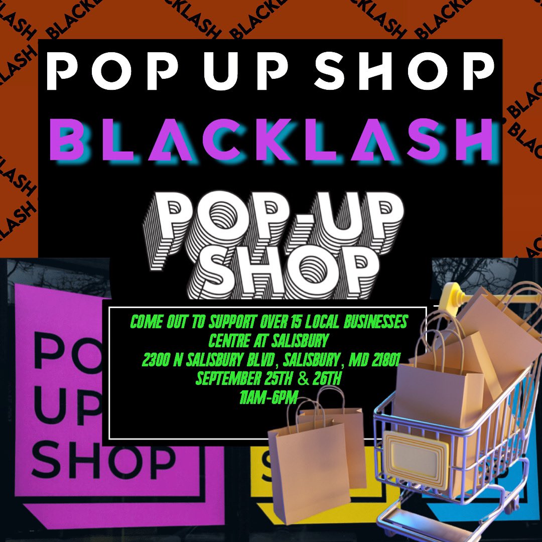 Come out to support over 15 local businesses this Friday & Saturday at Centre at Salisbury Mall!🔥 #masksforsale #popupshop #salisbury #salisburymaryland #blackownedbusinesses #blackownedbusinessesmd #umes #umesalumni #umes22 #umes23 #umes24 #dmv #dmvevents #dmvbusinessowner