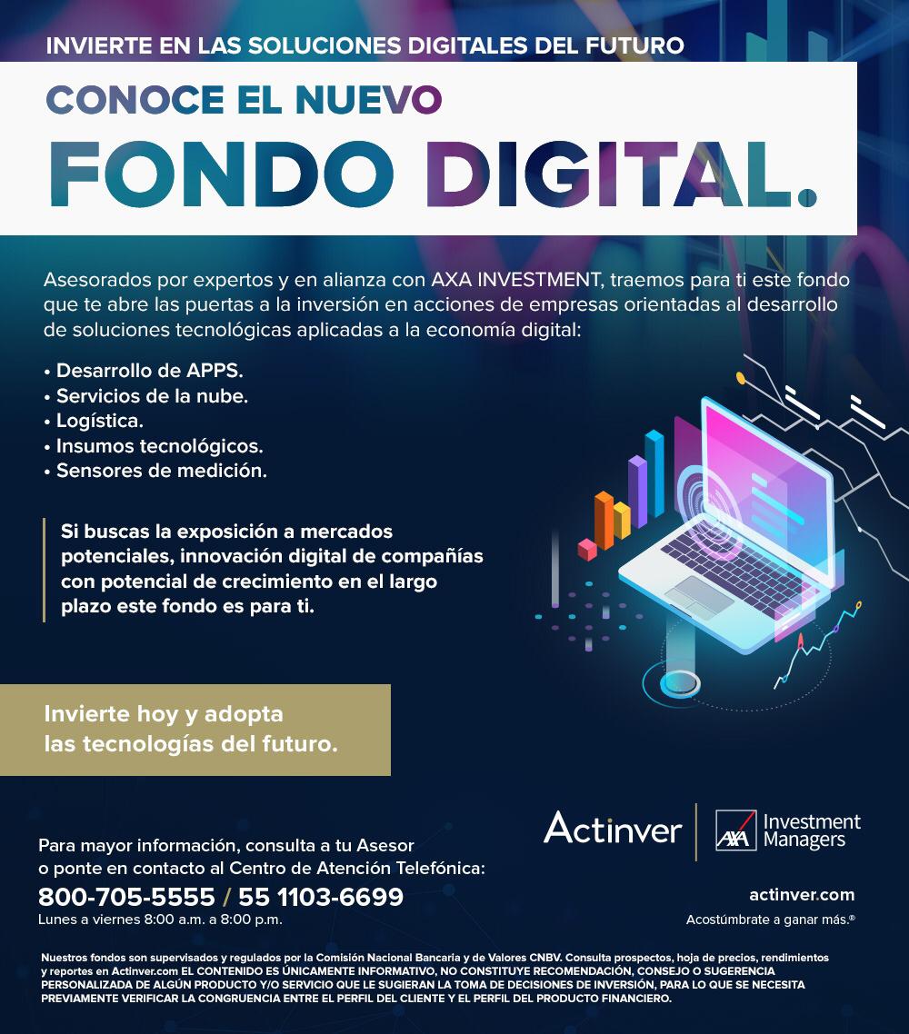 figuerasjj's tweet photo. Hoy lanzamiento oficial nuevo Fondo Digital. Una excelente oportunidad de inversión a largo plazo en el sector con más crecimiento en los últimos años. Asesoría al 2221400175 https://t.co/xSDo5Hsq7m