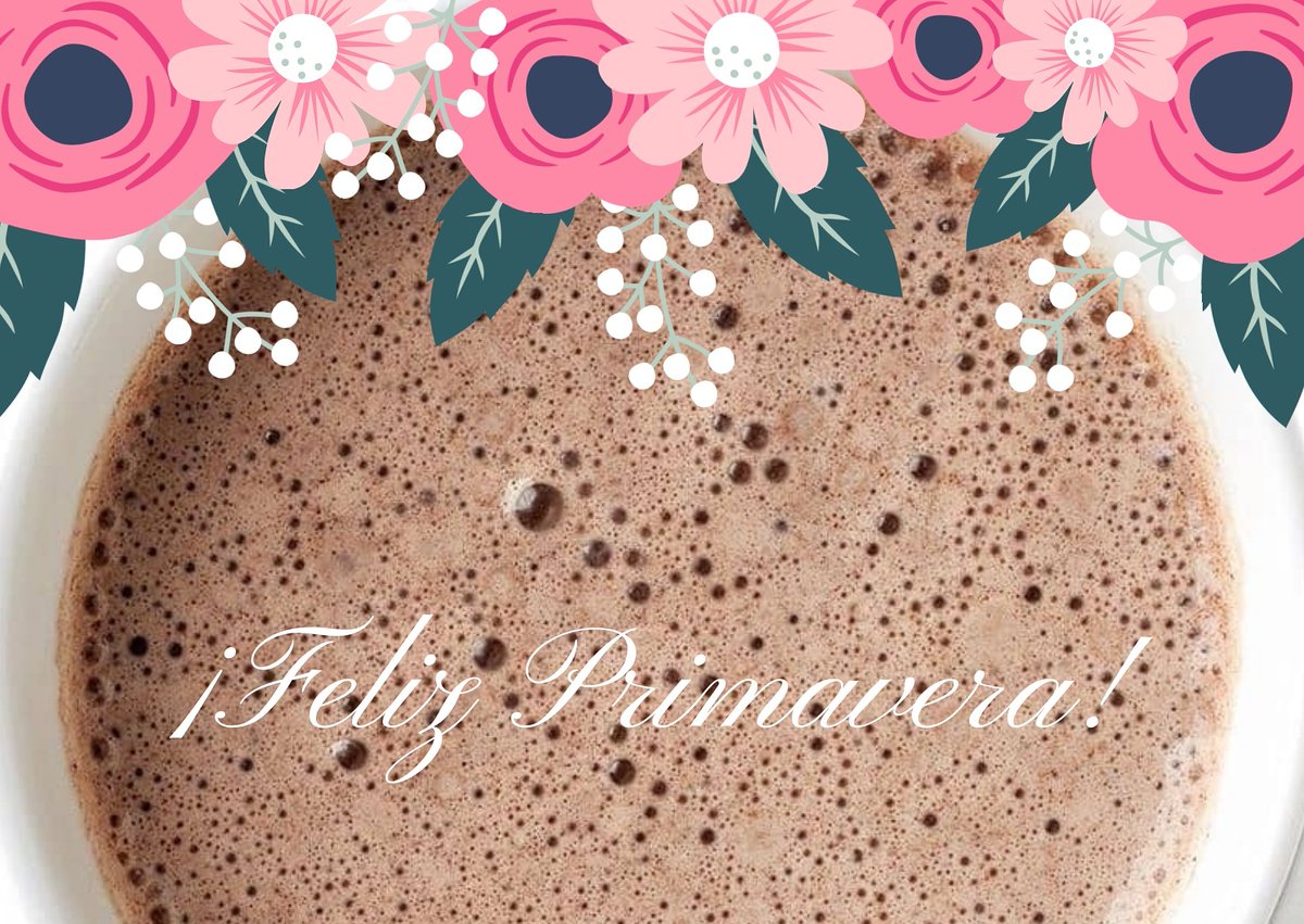¡FELIZ PRIMAVERA! 
Lindo día para para una chocolatada fría! 
#primavera #chocolatada #cuarentena