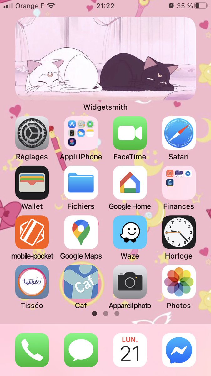 EyLoN31's tweet photo. Bonsoir les gens , qu’en pensez vous de la nouvelle mise à jour de l’IOS 14 ! Moi j’ai essayé de faire un truc sympa sur le thème de Sailor Moon 😁! ..n’hésitez pas à me dire votre avis !
#ios14homescreen #ios14 #SailorMoon https://t.co/snIKOPVYme