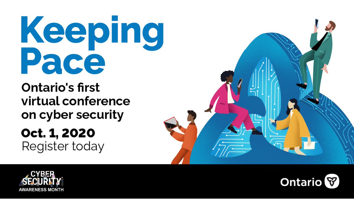 ONconsumer's tweet image. Are you part of Ontario&apos;s broader public sector? Join us at the first virtual conference on cybersecurity for the BPS -  coming October 1! Learn about how  government can better protect data and help us kick off #CSAM2020 in style. Register today: cybersecurityontario.ca
#ONCSAM