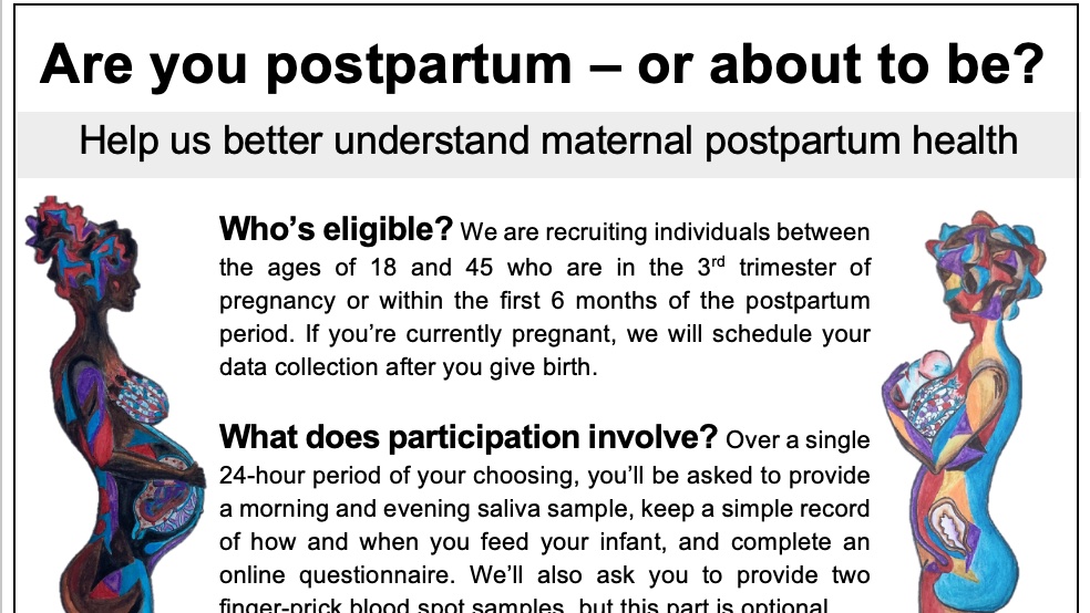 Are you #postpartum - or about to be? Do you live in the <a href="/Seattle/">Seattle</a> metro area? If so, check out our study on postpartum maternal health! 
theinformalscientist.com/postpartum-hea…