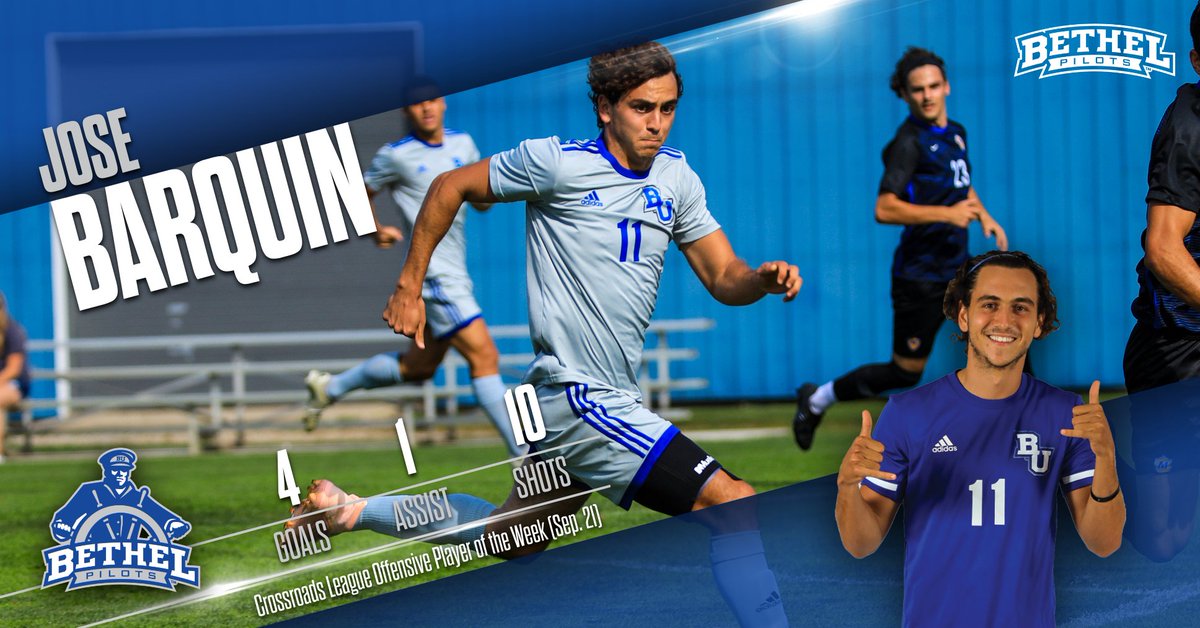 Jose Barquin earns Crossroads League Offensive Player of the Week honors for Sep. 14-20! #TrueBlueBU