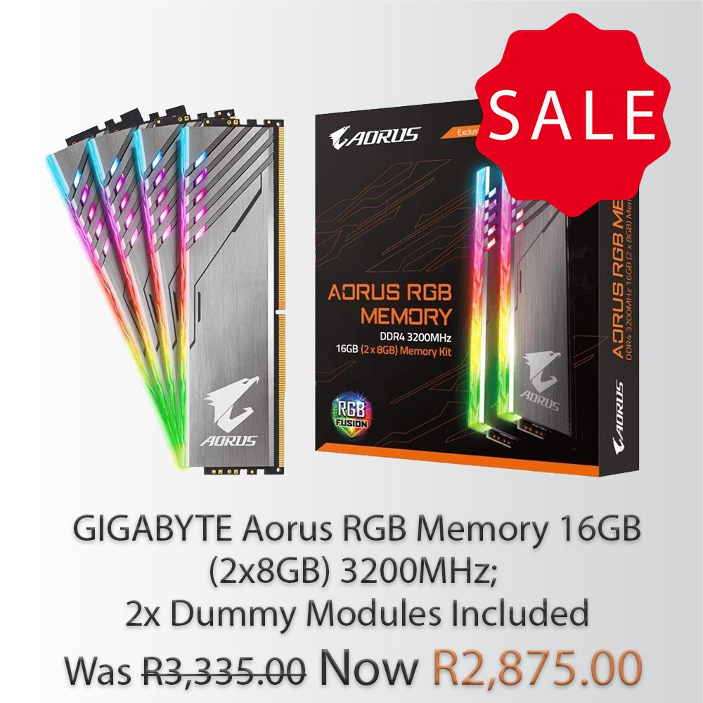 Don't miss our massive puratech.co.za #SpringSale site-wide Super Sale. Unmatched deals on all your tech needs! Laptops, components, full builds, monitors, and all accessories are on sale. Stock is moving fast!

While stocks last.