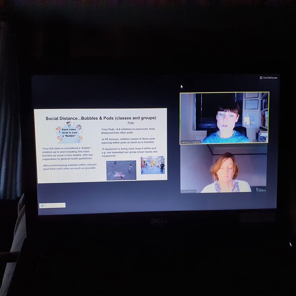Susan Marron (@val11bonne) on Twitter photo Great turn out for final <a href="/IrishPrimaryPE/">Irish Primary PE Association (IPPEA)</a> webinar <a href="/DublinWestEC/">DWEC</a> teaching #PE during the Pandemic with53 teachers online. Fewer questions tonight 3 weeks on. Maybe much is resolved into practice now. <a href="/EUPEA_tweet/">EUPEA</a> <a href="/EuroPrimaryPE/">EPPEN</a> <a href="/SchoolAEM/">School AEM</a> <a href="/PEAI_IRELAND/">Physical Education Association of Ireland</a> @PDSTpe <a href="/MarinoInstitute/">MIE</a> Great turn out for final <a href="/IrishPrimaryPE/">Irish Primary PE Association (IPPEA)</a> webinar <a href="/DublinWestEC/">DWEC</a> teaching #PE during the Pandemic with53 teachers online. Fewer questions tonight 3 weeks on. Maybe much is resolved into practice now. <a href="/EUPEA_tweet/">EUPEA</a> <a href="/EuroPrimaryPE/">EPPEN</a> <a href="/SchoolAEM/">School AEM</a> <a href="/PEAI_IRELAND/">Physical Education Association of Ireland</a> @PDSTpe <a href="/MarinoInstitute/">MIE</a>