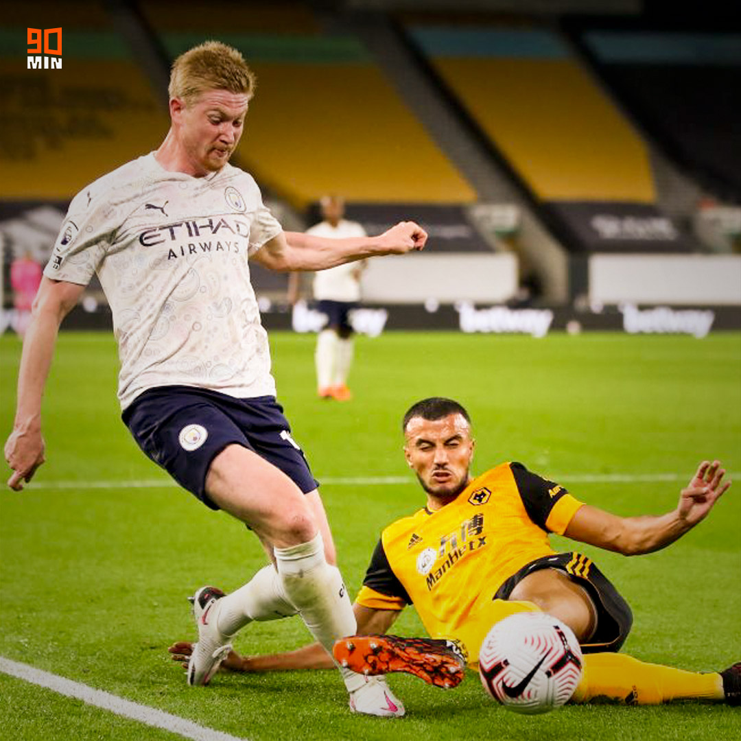 You will never see a better picture of Kevin De Bruyne than this! 😂

#WOLMCI