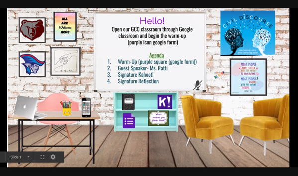 Got to visit more classes today and check out this #AACPSAwesome setup that Ms. Gregg has for her students!  #buildahomenotaclassroom #teacherskills <a href="/OldMillHSAACPS/">OldMillHS-AACPS</a> <a href="/BHSAACPS/">Broadneck HS</a>