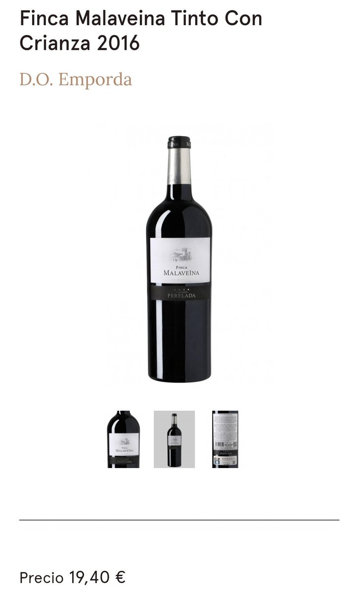 Delivinos's tweet photo. @carlosherreracr Insisto, hay auténticos VINAZOS como ese ...pero por la décima parte de coste.
Un ejemplo:
FINCA MALAVEÍNA, de Bodegas Castillo de Perelada, D.O. Empordá. https://t.co/ISd7q2XRTu