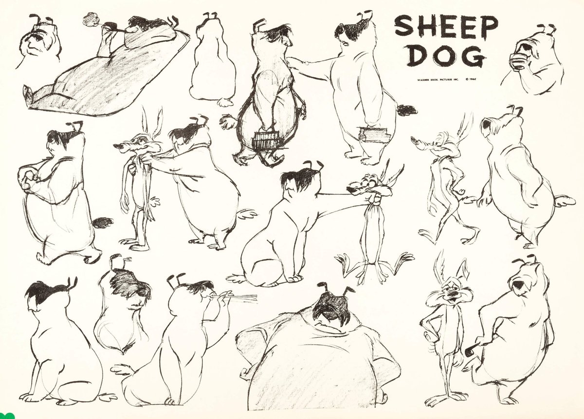 ToonVintage's tweet photo. THREAD: Model sheets drawn by Chuck Jones in honor of his 108th birthday https://t.co/hwlhEjNsRQ