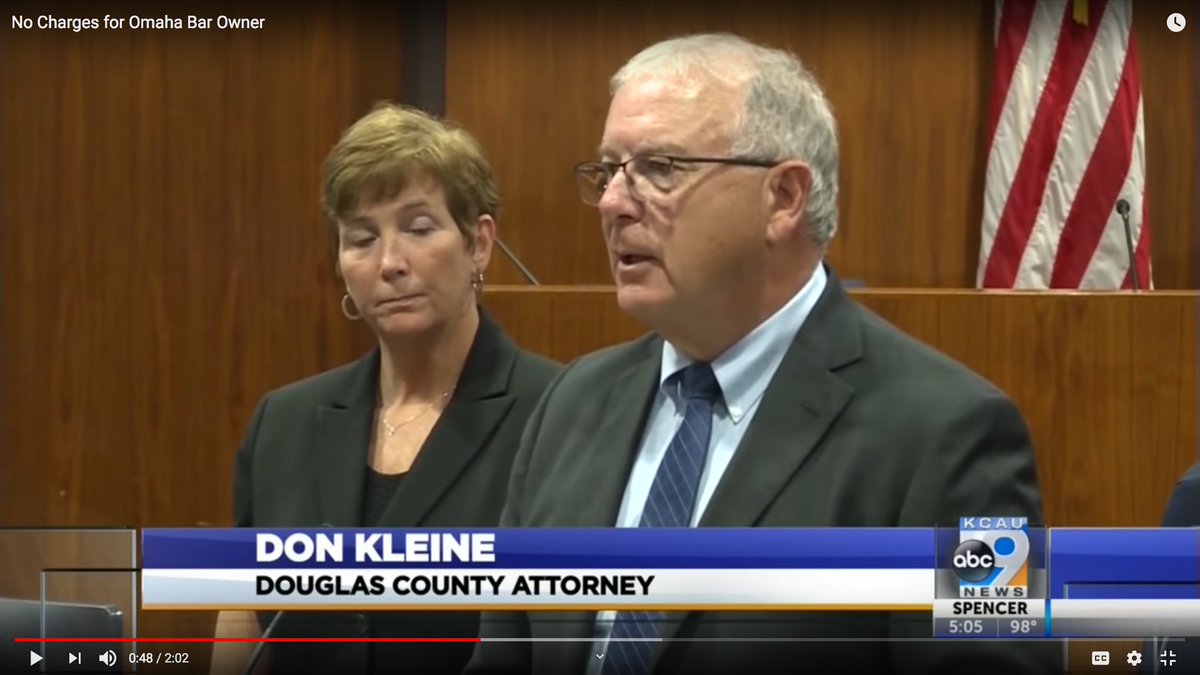 Gardner reach around behind him and fires once, killing the psycho.Douglas County Attorney Don Kleine ruled Gardner's actions self defense and did not press charges.BUT.His sense of racial guilt made him ask for a grand jury to review the case.