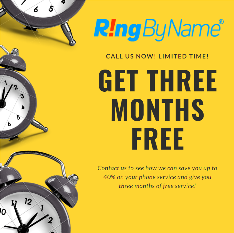 Contact us now to see how you can save up to 40% on your phone bill and get three months of free service. This offer won't be around forever and is the biggest offer we've ever had. Call us now!