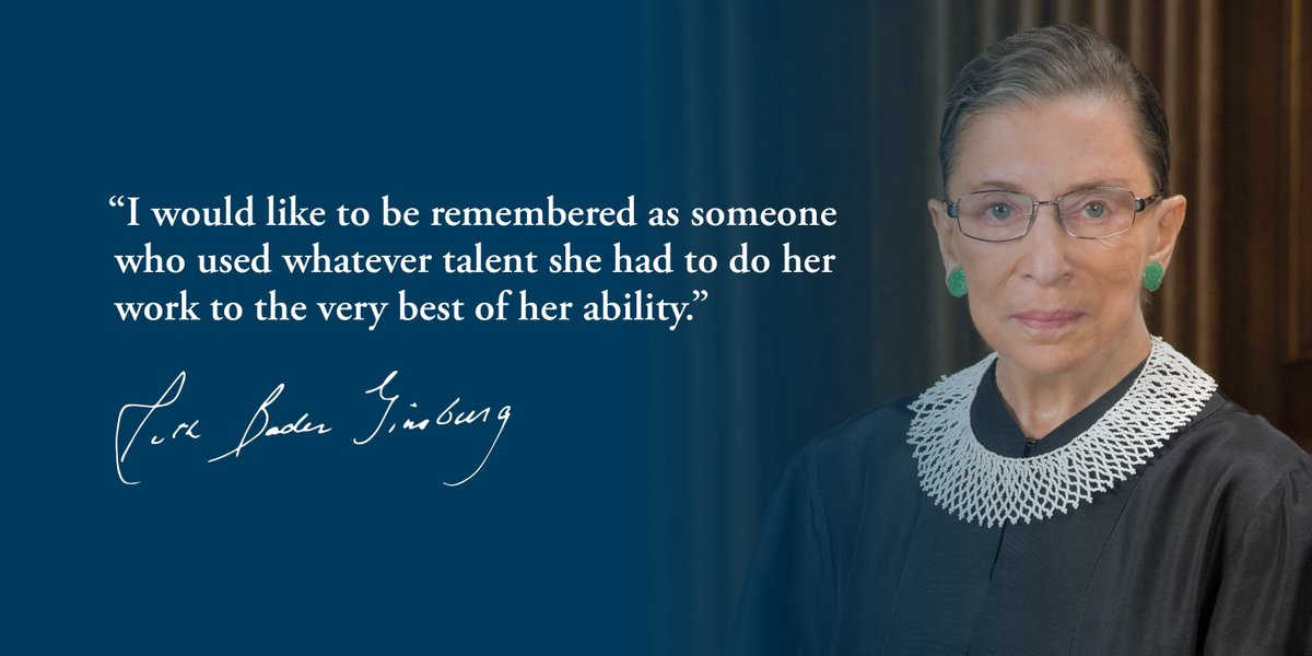 #RBG’s impact on the legal world is immeasurable, and the legal community has forever been improved by her service. Our commitment to Diversity, Equity, and Inclusion as a core value has largely been impacted by her trailblazing efforts. In this way, she will be remembered.
