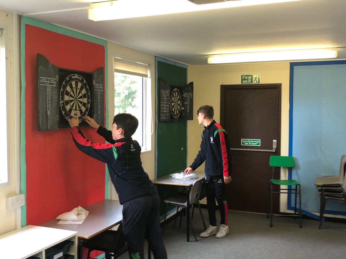 MillfieldMAP's tweet photo. A few examples of the variety of activities available to our Millfield students - Darts, yoyo, Sports Performance Analysis and body conditioning (with strict Covid distancing bring observed) https://t.co/w7ZSVsX3We