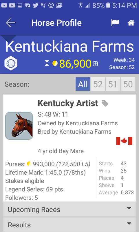 Kentuckiana_oap's tweet photo. In the auction now @AndPacing https://t.co/gqHaAlZIBG