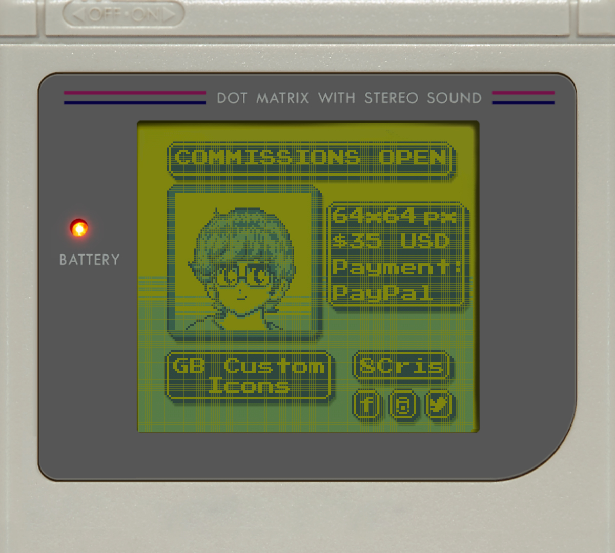 ドット絵こんばーた