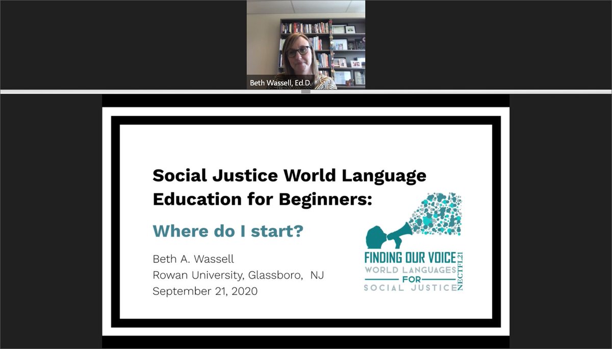TR2Pato's tweet photo. Hoping to be reconnected to NECTFL's workshop on WL and Social Justice Education any minute now... @beth_wassell @JodiGrosser @OWLteamBCPS https://t.co/S8oGM73pZO
