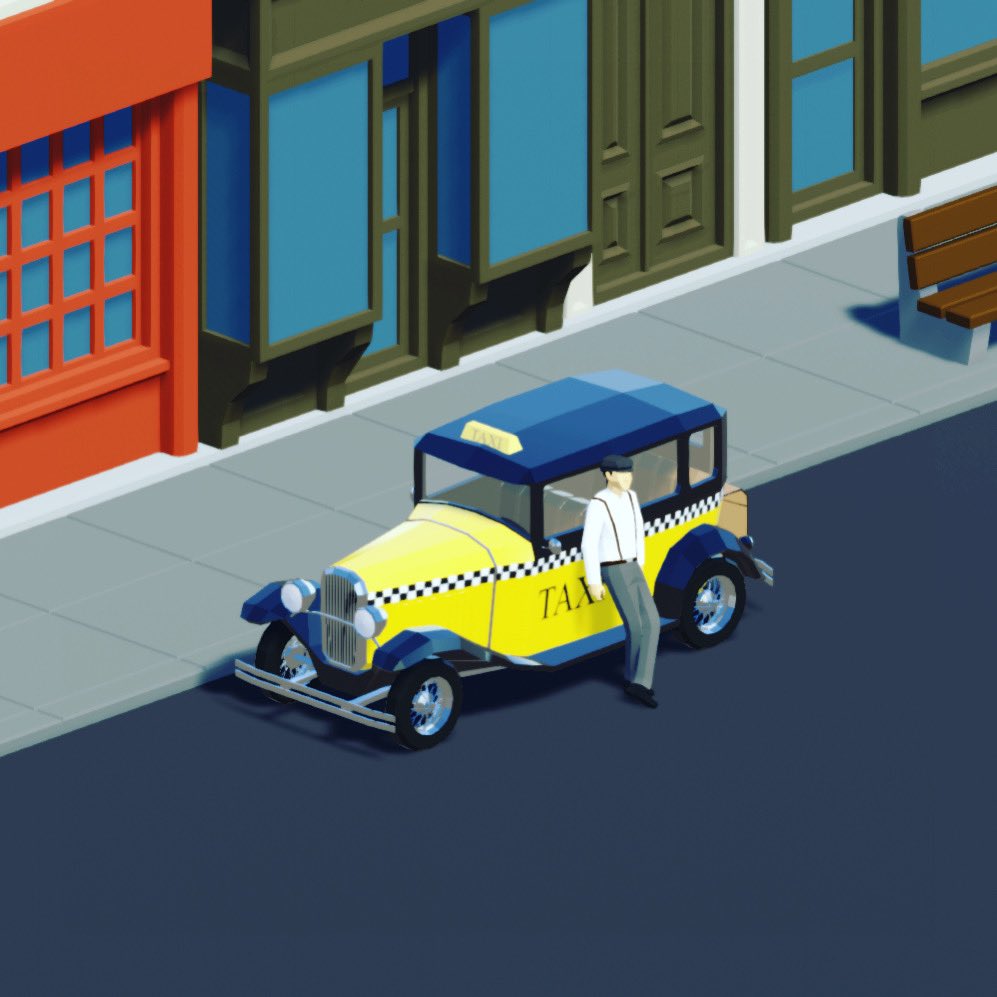 FloviStudios's tweet image. It’s been a busy and a long Monday. Now it’s time for a break.
.
.

#lowpoly #polystyle #polyart #lowpoly3d #pixelart #gamedev #unityasset #unity3d #gameart #3dsmax #blender #3dmodel #3design #3design #unityengine #gamedev #gameartdesign #vintagetaxi #timeforabreak #flovistudios